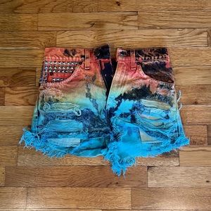 Levi’s Distressed Shorts